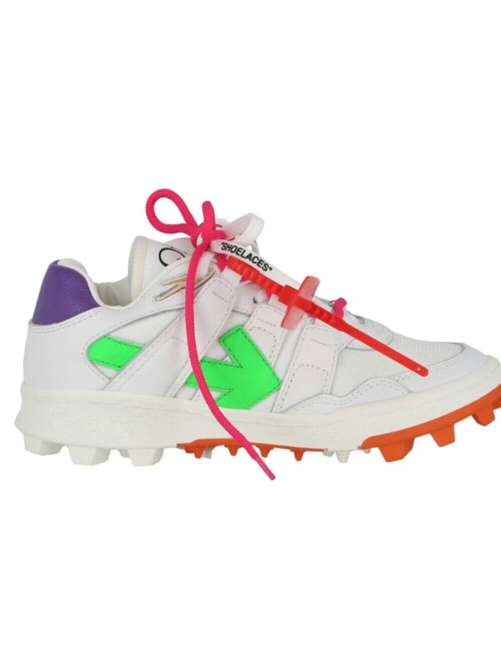 Off-White Mountain Cleats Low-Top Sneakers White Trail Sole - US 7